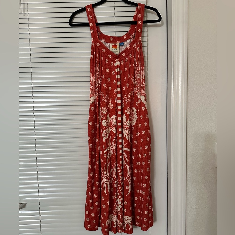 Farm Rio Palm Tree Mini Dress